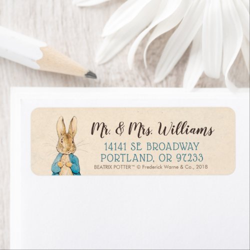 Peter Rabbit  Boy Baby Shower Label