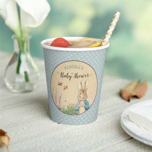 Peter Rabbit  Boy Baby Shower Paper Cups