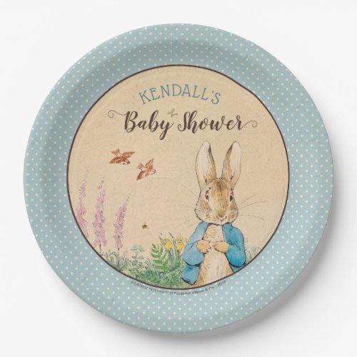 Peter Rabbit  Boy Baby Shower Paper Plates