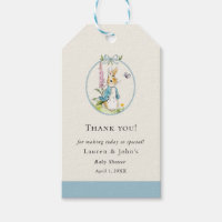 Peter Rabbit Boy Baby Shower thank you