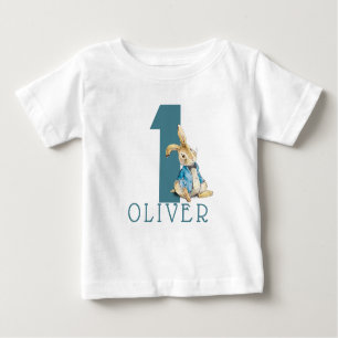 Peter Rabbit Boy First Birthday Baby T-Shirt