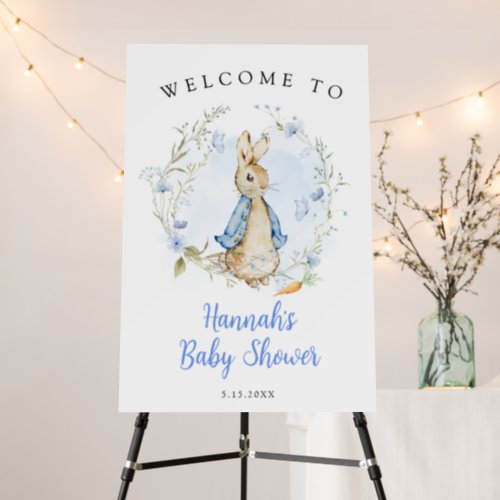 Peter Rabbit Boy Welcome Sign Foam Board