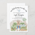 Peter Rabbit Cabbage Patch Vegetables Baby Shower Invitation | Zazzle