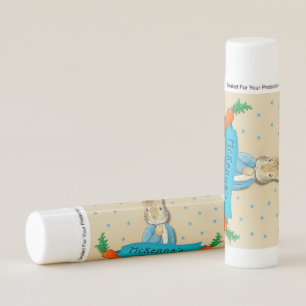 Peter Rabbit Carrots and Stars Boy Baby Shower Lip Balm