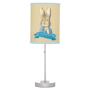 Peter Rabbit Carrots and Stars Boy Custom Table Lamp