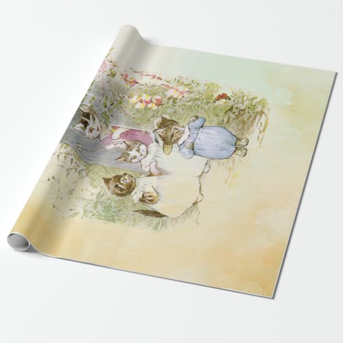 Peter Rabbit cats  Wrapping Paper