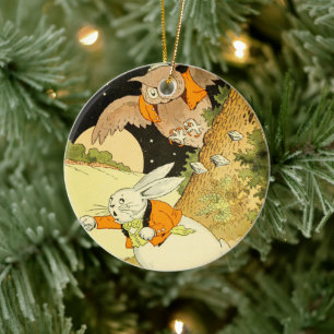 Peter Rabbit Ceramic Ornament