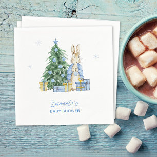 Peter Rabbit Christmas Baby Shower Napkins