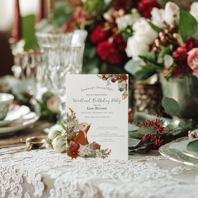 Peter Rabbit Christmas Birthday Invitation (Creator Uploaded)