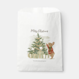 Peter Rabbit Christmas tree Favor Bag