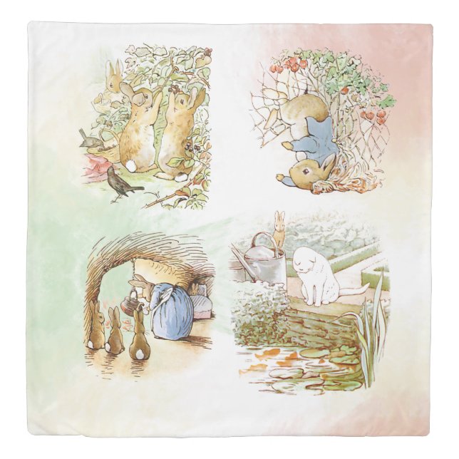 Peter Rabbit  composition 2 Duvet Cover (Front)