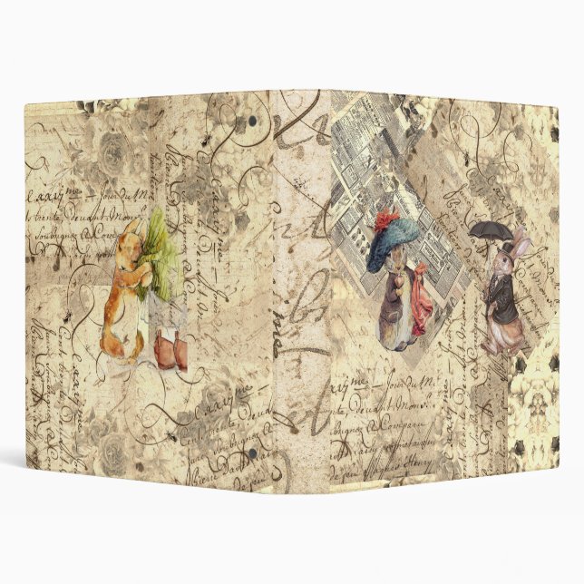 peter rabbit composition 3 ring binder (Background)