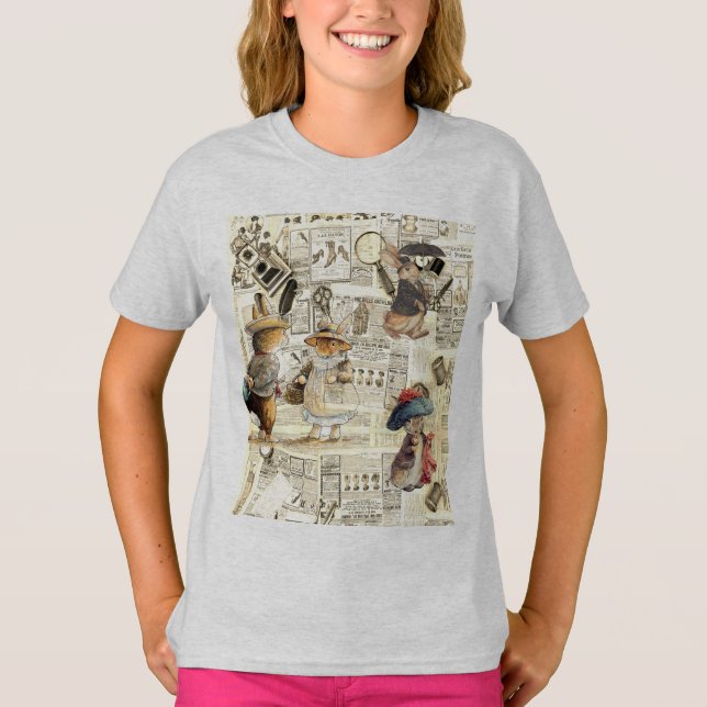 peter rabbit composition T-Shirt (Front)