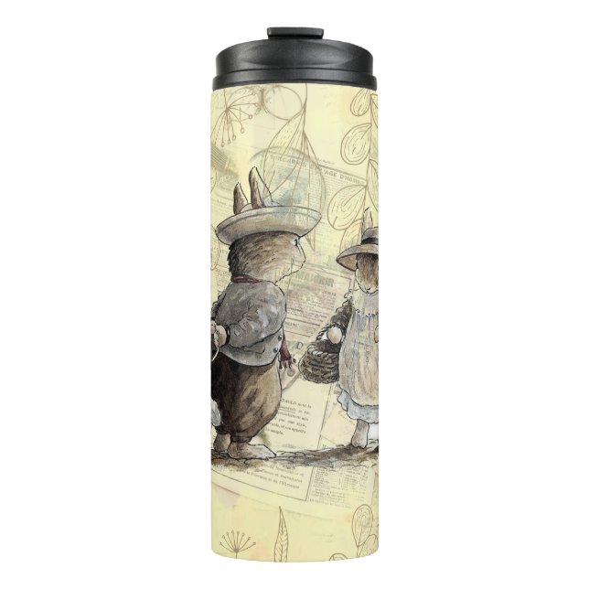 peter rabbit composition thermal tumbler (Front)