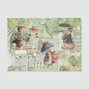 peter rabbit composition tissue paper