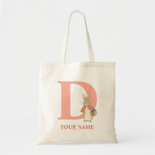 Peter Rabbit Custom Flopsy - Letter D Tote Bag