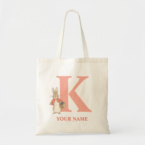 Peter Rabbit  Custom Flopsy _ Letter K Tote Bag