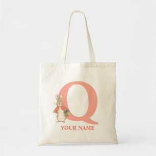 Peter Rabbit   Custom Flopsy - Letter Q Tote Bag