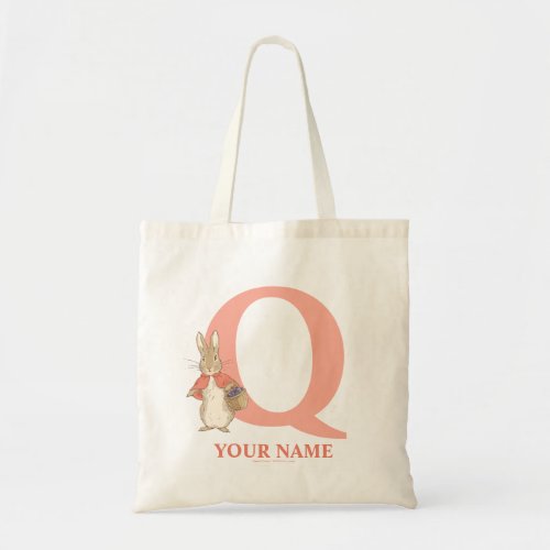Peter Rabbit  Custom Flopsy _ Letter Q Tote Bag