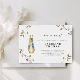 Peter Rabbit Cute Baby Shower Invitation