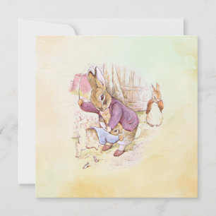 Peter Rabbit dad and son Card