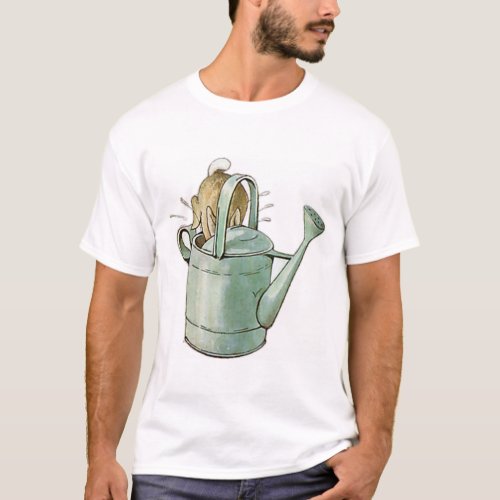 PETER RABBIT dived headfirst into the watering can T_Shirt