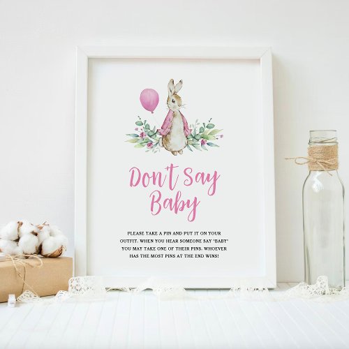 Peter Rabbit Dont say Baby Sign