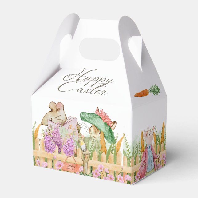 Peter Rabbit Easter Party Favor Box  (Front Side)