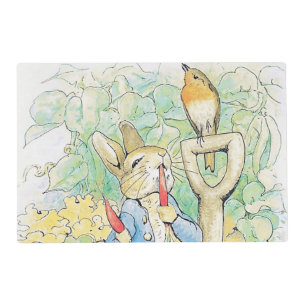 “Peter Rabbit Eats a Carrot” by Beatrix Potter Placemat