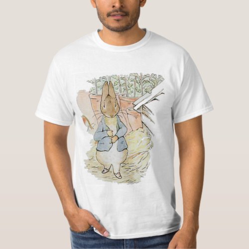 PETER RABBIT felt quite ill after eating too much T_Shirt