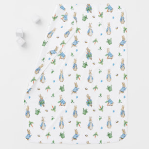 Peter Rabbit Floral Baby Blanket