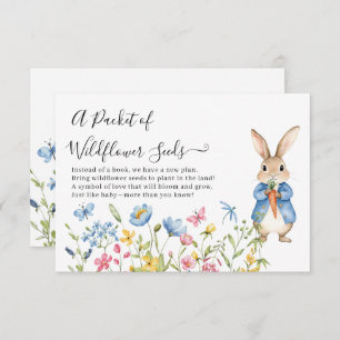 Peter Rabbit Floral Packet of Wildflower Seeds Enclosure Card