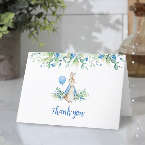 Peter Rabbit Folded Thank You Card
