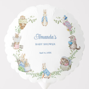 Peter Rabbit Friends Baby Shower Balloon