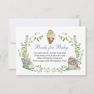 Peter Rabbit Friends Books For Baby RSVP Card