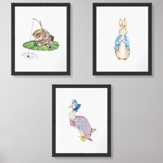 Peter Rabbit & Friends Printable (Set of 3) Wall Art Sets