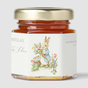 Peter Rabbit Garden Baby Shower Honey Jar Favors