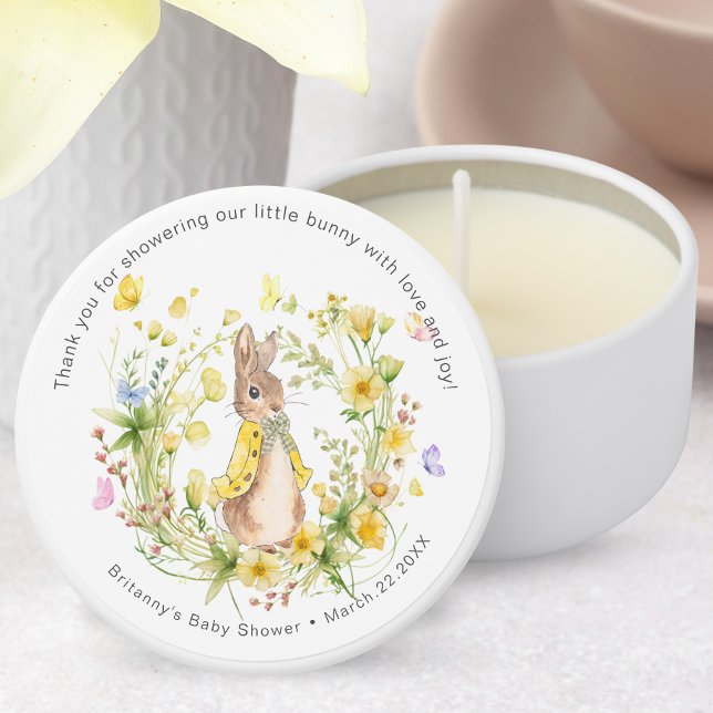 Peter Rabbit Gender Neutral Thank you Favor Gifts Mini Candle Favors (Creator Uploaded)