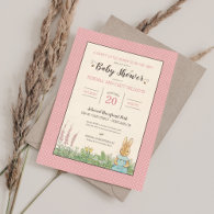 Peter Rabbit | Girl Baby Shower Invitation