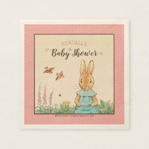 Peter Rabbit   Girl Baby Shower Napkins