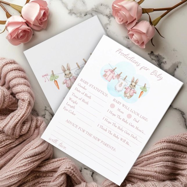 Peter Rabbit Girl Baby Shower Predictions Advice (Creator Uploaded)