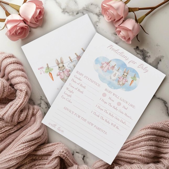 Peter Rabbit Girl Baby Shower Predictions Advice (Creator Uploaded)