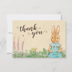Peter Rabbit   Girl Baby Shower Thank You