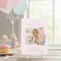 Peter Rabbit Girl's Birthday Pink Confetti - Photo