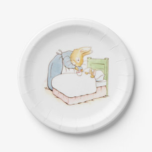 Peter Rabbit in Bed (Being Fed by his Mother) Paper Plates