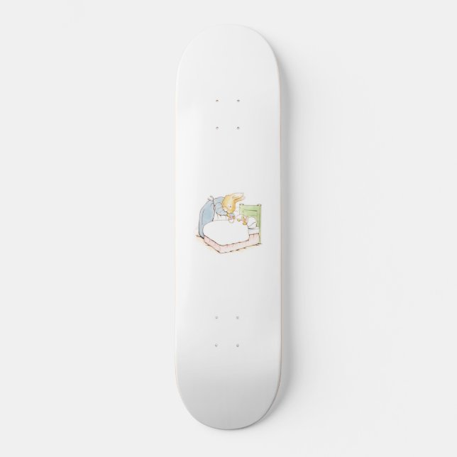 Peter Rabbit in Bed (Being Fed by his Mother) Skateboard (Front)