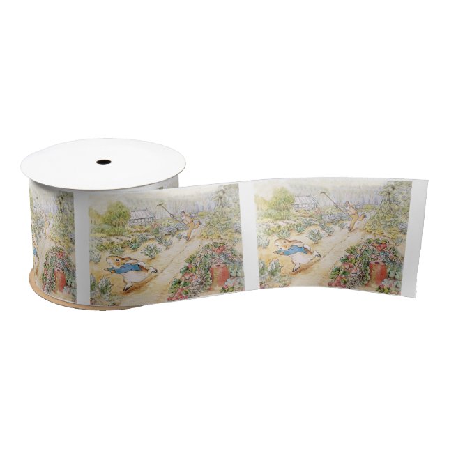 Peter Rabbit in Mr. Mc Gregor's Garden Ribbon Sati (Spool)