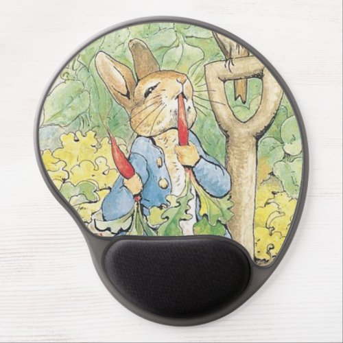 Peter Rabbit In The Garden _ Beatrix Potter Gel Mouse Pad
