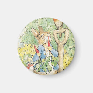Peter Rabbit In The Garden - Beatrix Potter Magnet