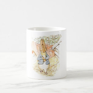 Peter Rabbit in the Garden (by Beatrix Potter) Coffee Mug